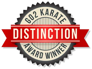Go2 Karate Distinction Award Badge